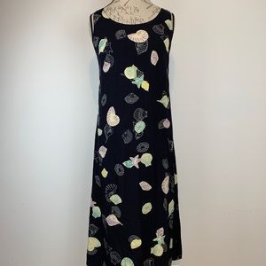 Back East Maxi Summer Dress Shells Sz M